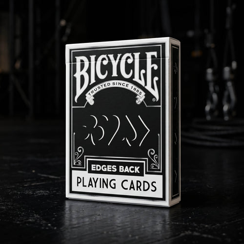 Bicycle EDGES Playing Cards by Invisible Threads featuring minimalist playing card suit design