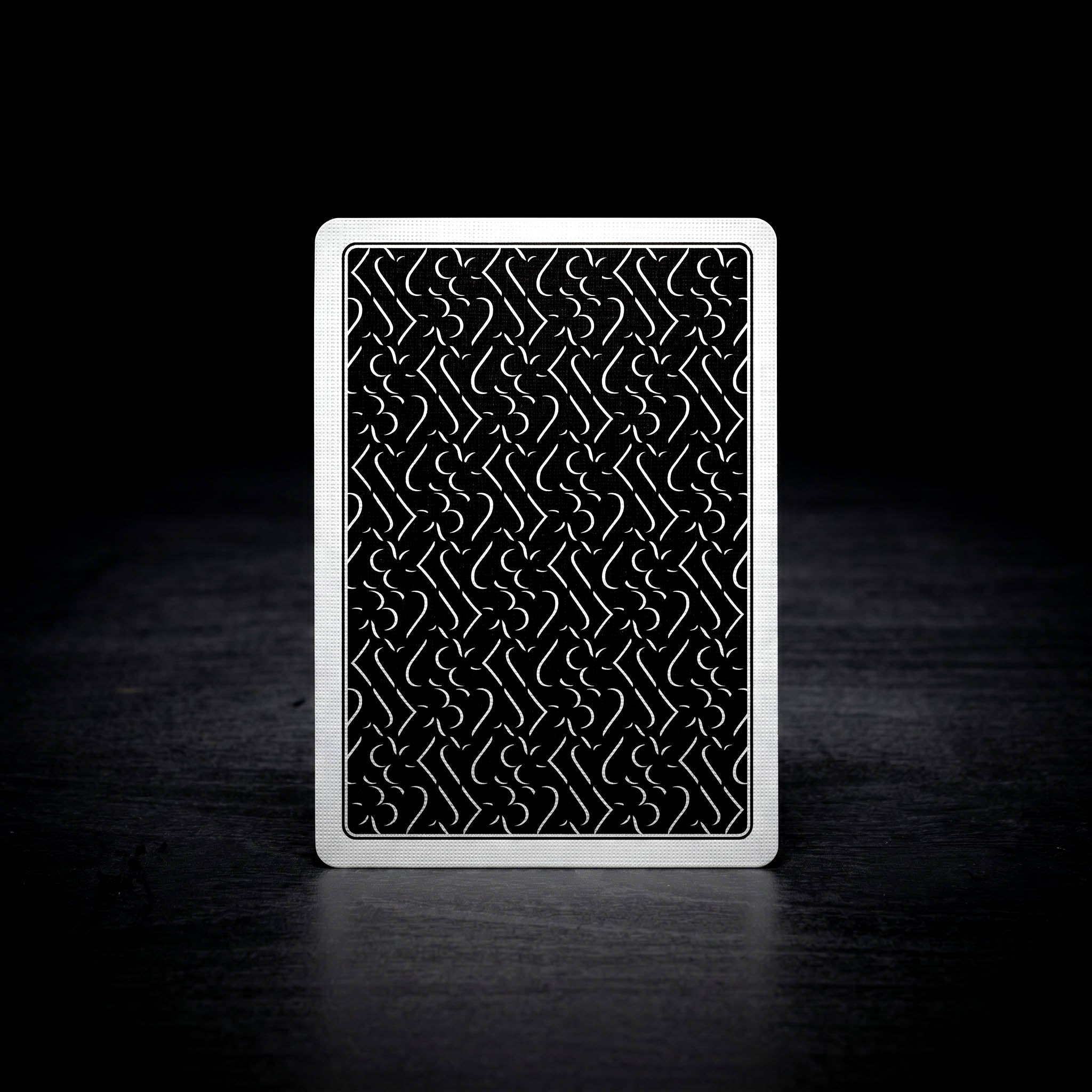 Bicycle EDGES Playing Cards by Invisible Threads featuring minimalist playing card suit design