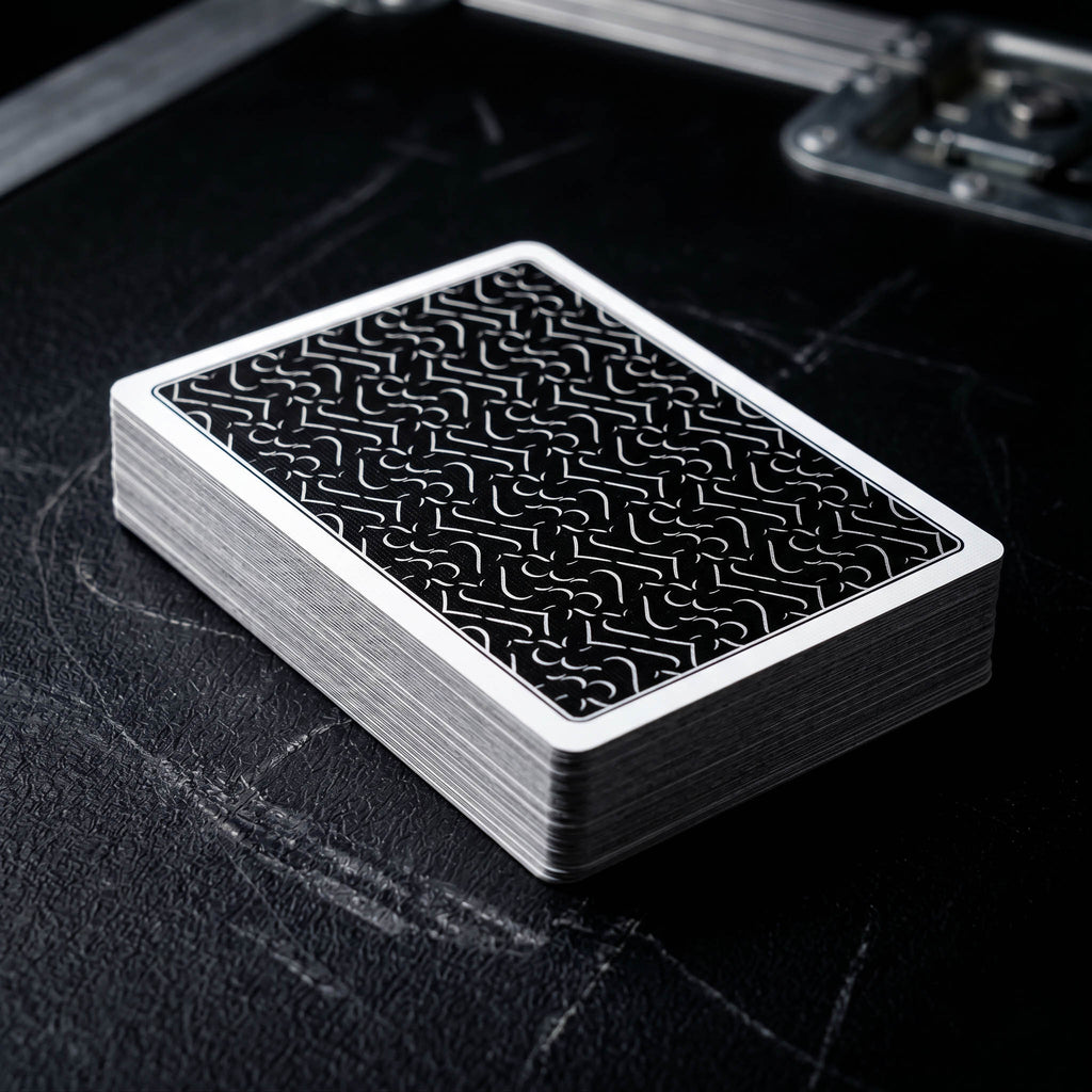 Bicycle EDGES Playing Cards by Invisible Threads featuring minimalist playing card suit design