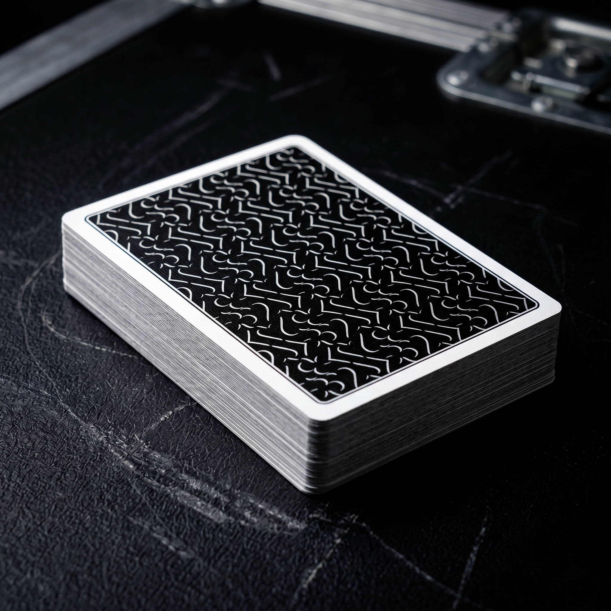 Bicycle EDGES Playing Cards by Invisible Threads featuring minimalist playing card suit design