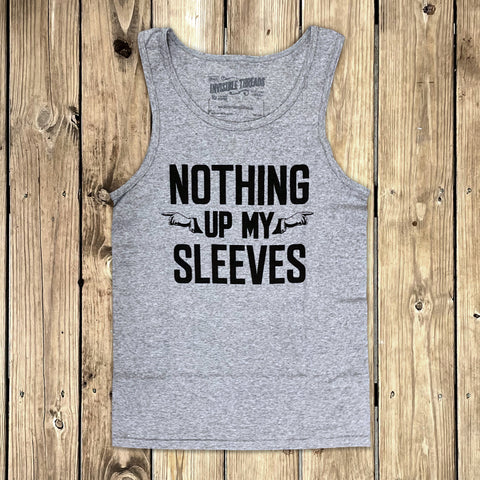 Nothing Up My Sleeves tank - Gray