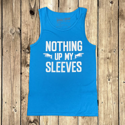 Nothing Up My Sleeves tank - Blue