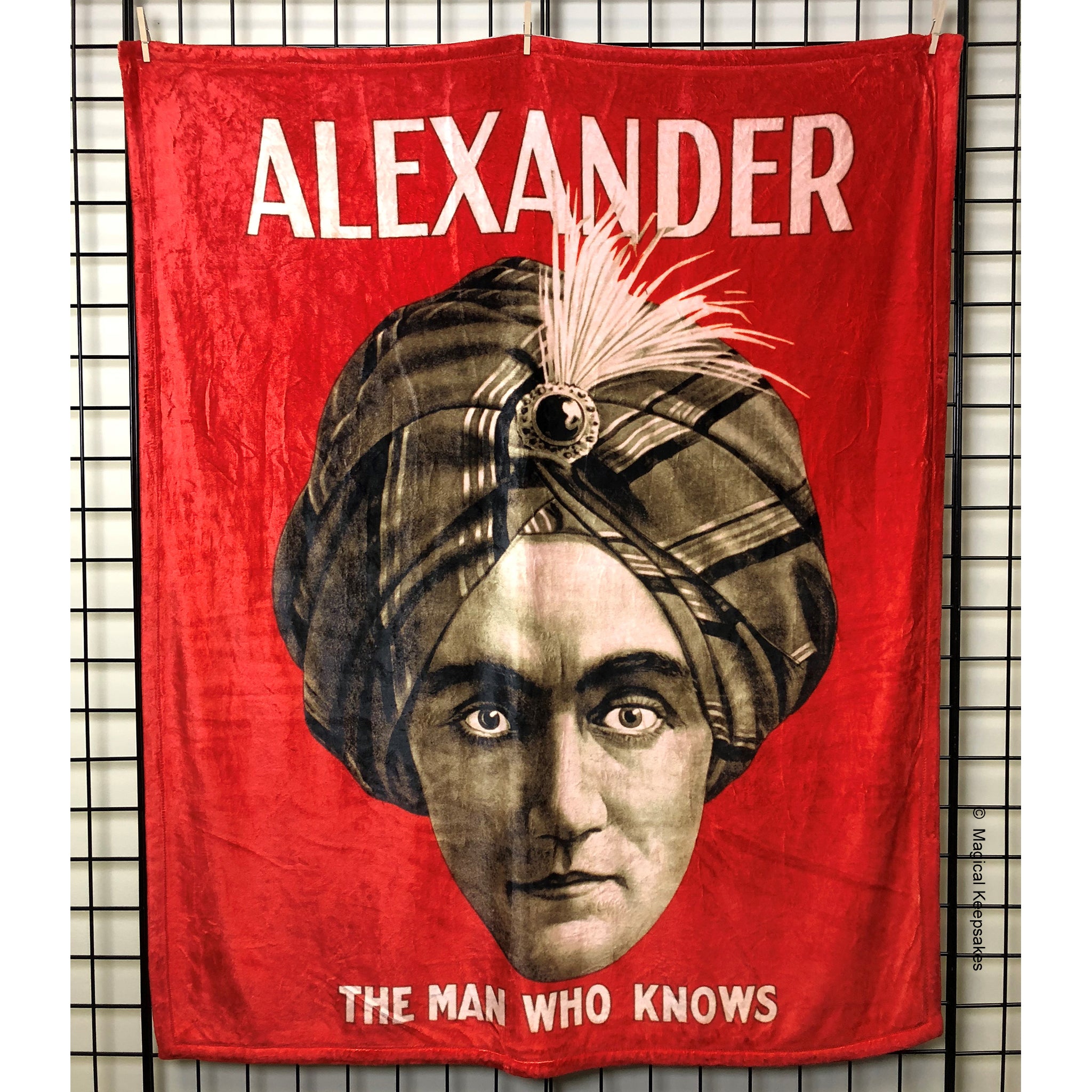 Alexander 'The Man Who Knows' Throw Blanket