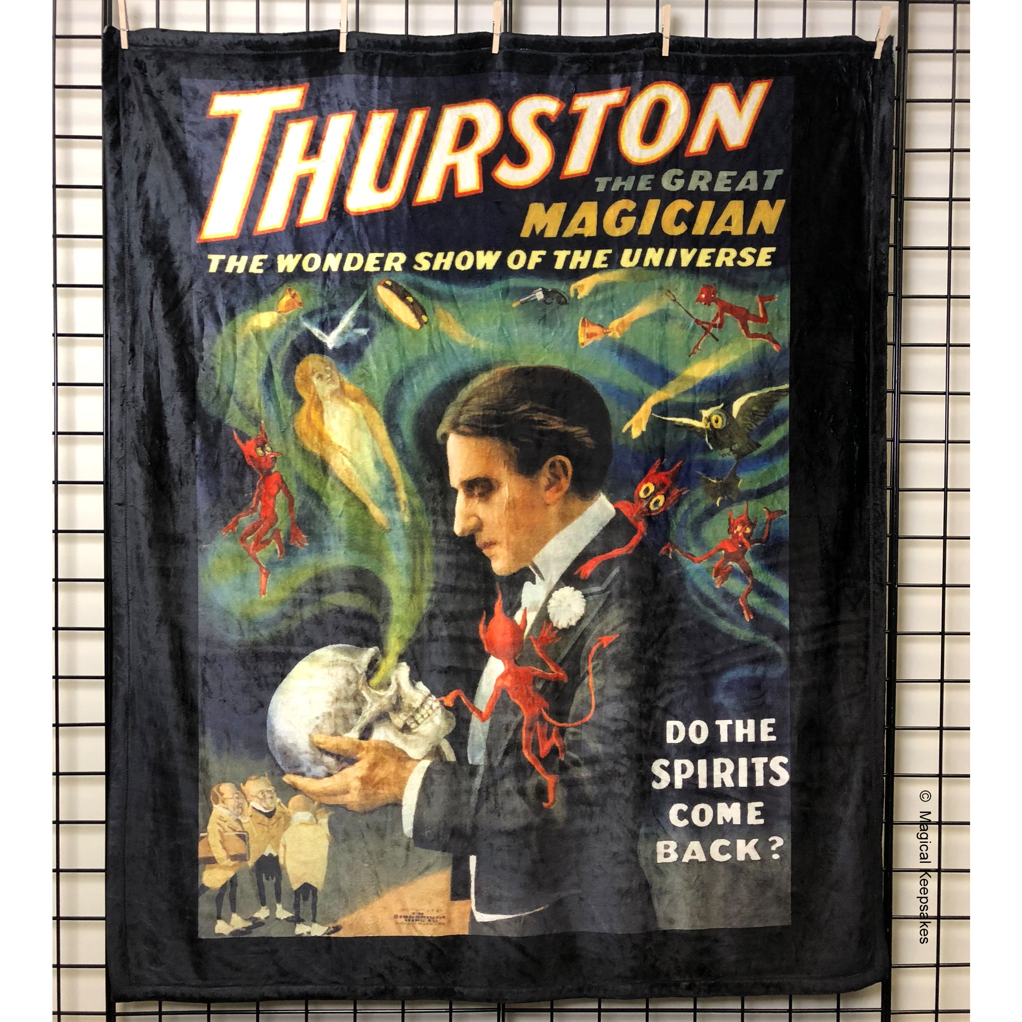 Thurston 'Do the Spirits Come Back' Throw Blanket