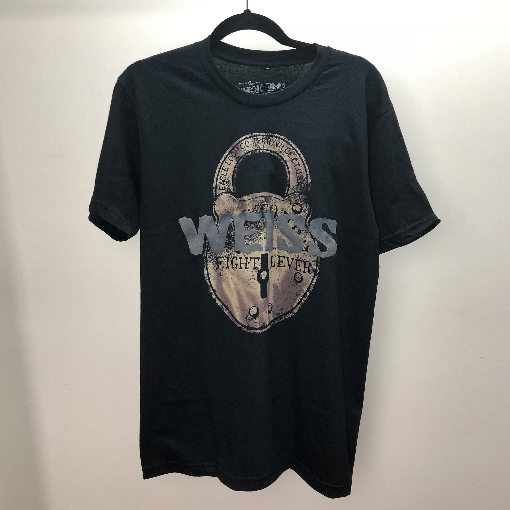 invisible threads weiss graphic tee inspired by harry houdini WEISS lock and key locksmiths